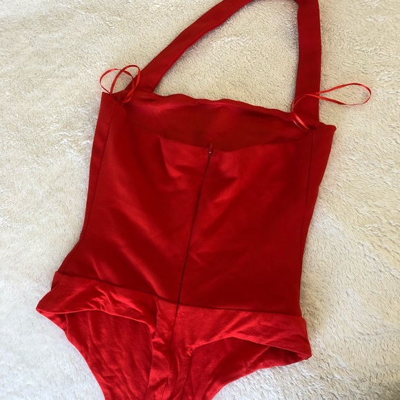 superdown Red Halter Top - Picture 6 of 6